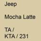 Preview: Jeep, Mocha Latte, TA / KTA / 231.